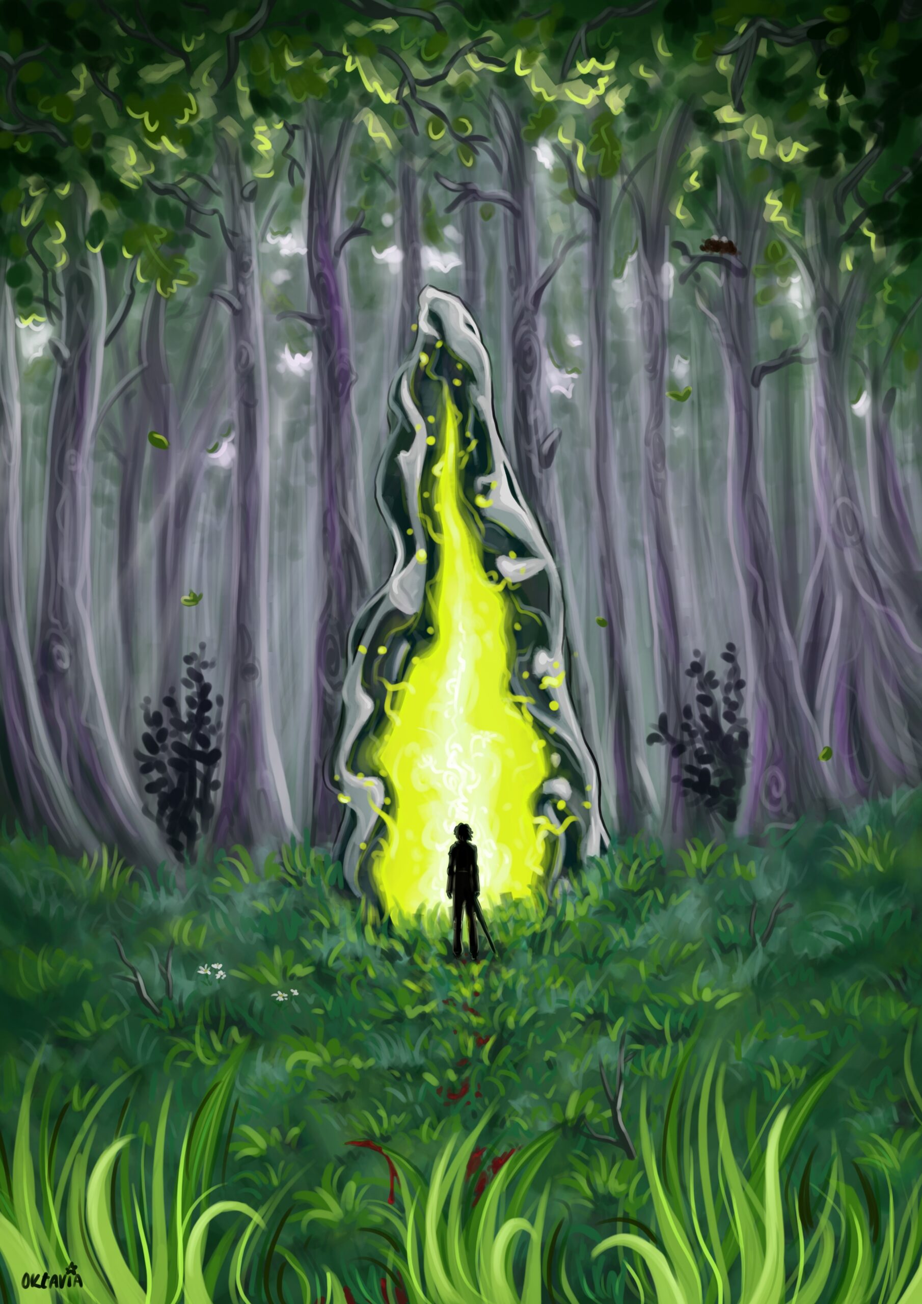 Magic Portal Scenery – Illustration